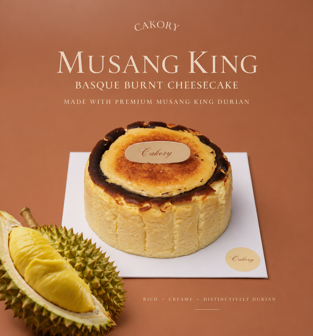 Musang King Durian Basque Burnt Cheesecake