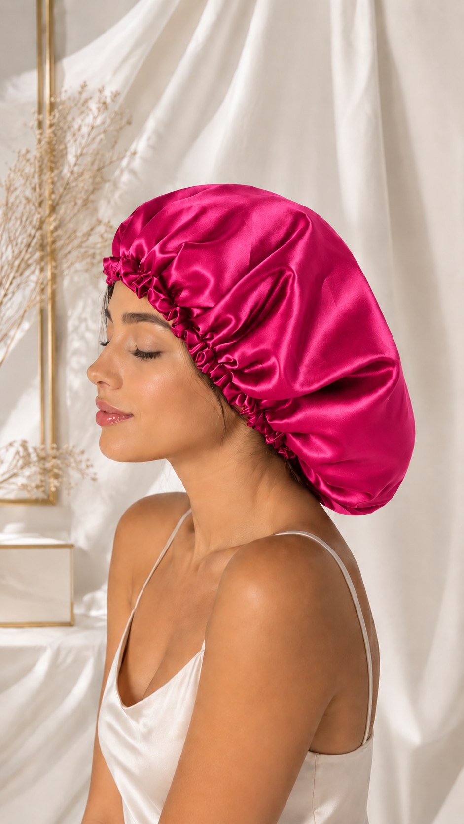 Gorro de Satén Lila_1