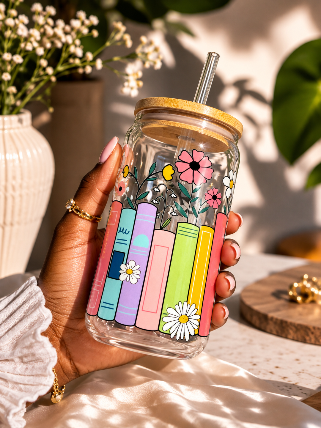 VERRE MOTIF LIVRE