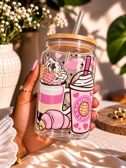 VERRE MOTIF CAFÉ 