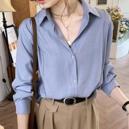 Kemeja Polos Wanita Korean Style