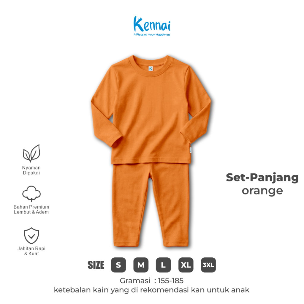 SETELAN PANJANG POLOS ORANGE_0