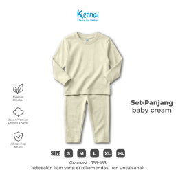 SETELAN PANJANG POLOS BABY CREAM