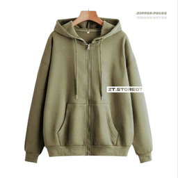 JAKET SWEATER ZIPPER POLOS