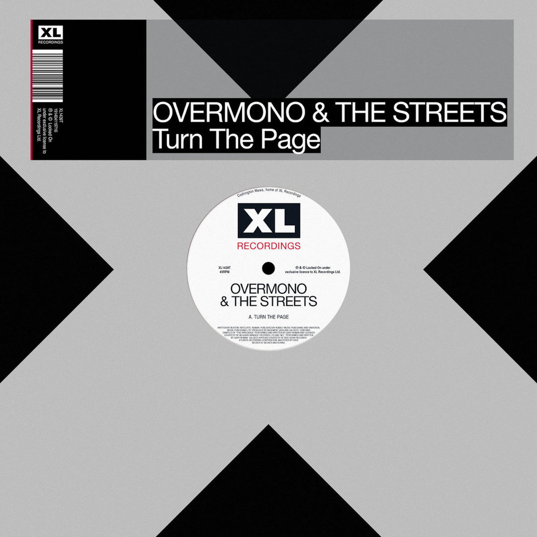 Overmono & The Streets - "Turn the Page" 12-inch single