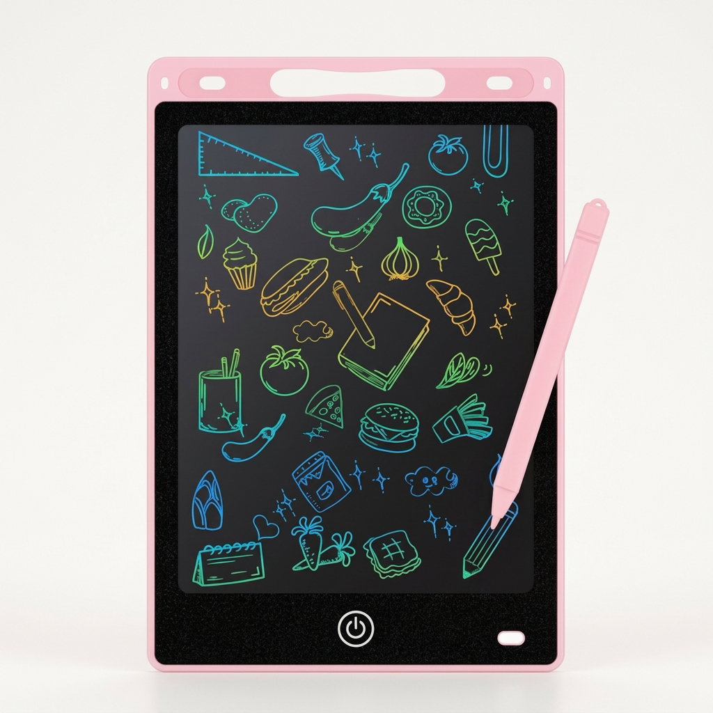 Tablette Magique d'Écriture et de Dessin LCD avec Stylet ( Rose )_0