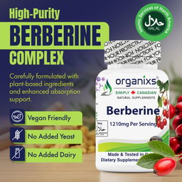 ORGANIXS BERBERINE 1210mg
