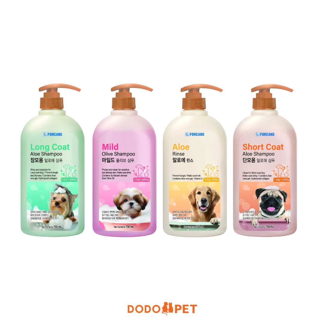 FORCANS Aloe Shampoo & Rinse Range - 750mL