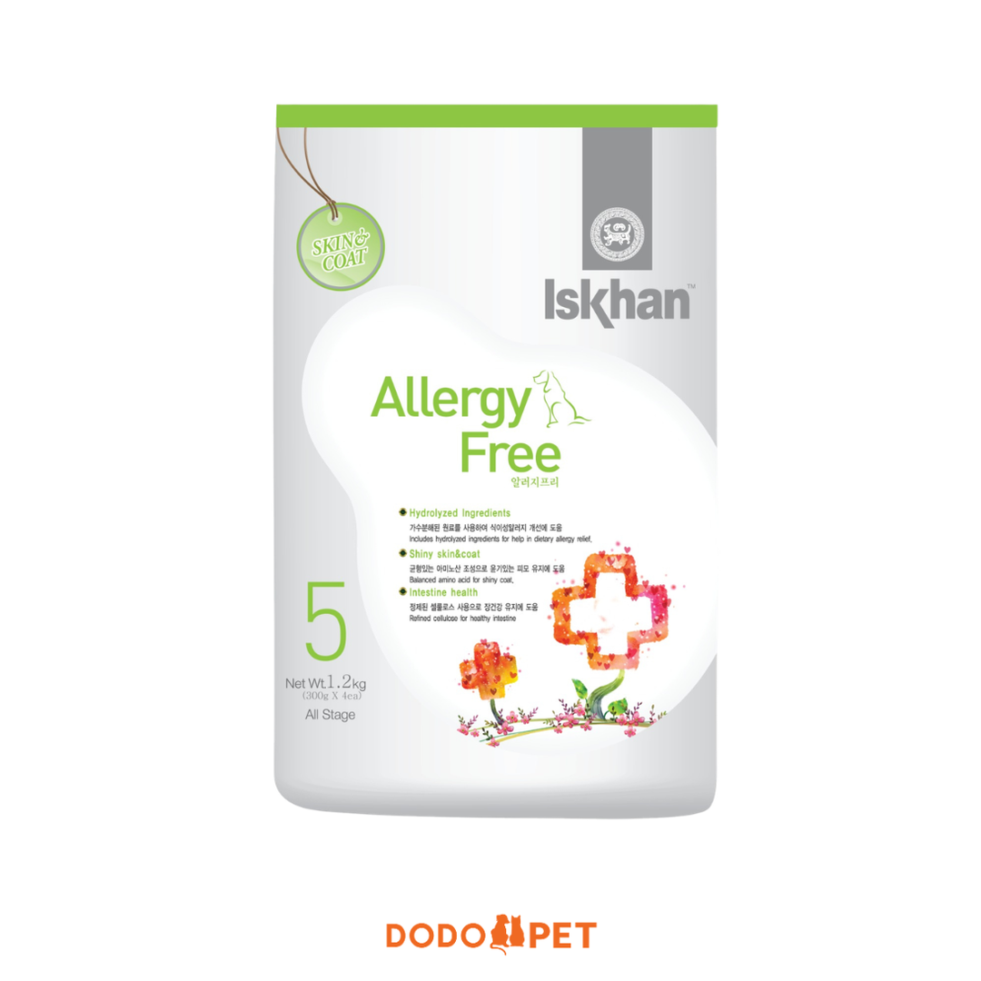 Iskhan Allergy Free Dog Food – Hypoallergenic Formula for Sensitive Skin & Digestive Health