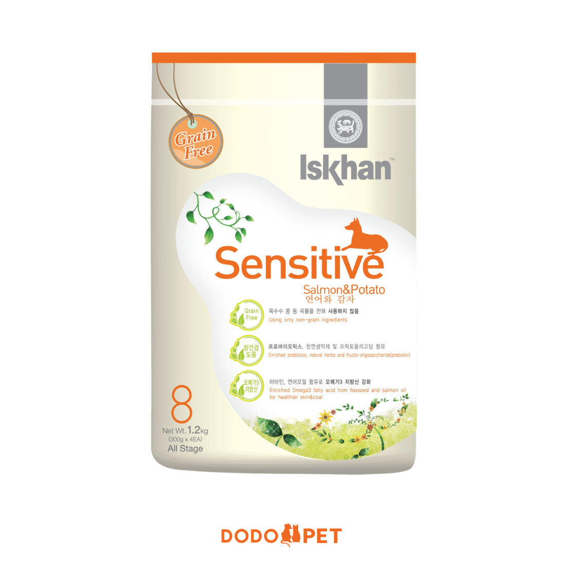 Iskhan Sensitive Salmon & Potato Dog Food – Grain-Free Formula for Sensitive Skin & Digestion_0