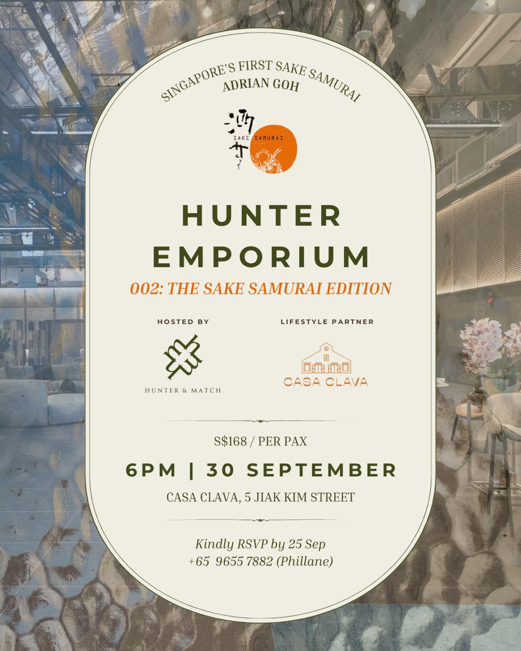 Hunter Emporium 002: The Sake Samurai Edition