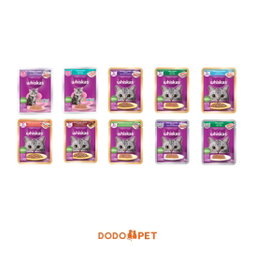 Whiskas Wet Cat Food Pouch (In Gravy) - 80g