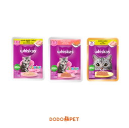 Whiskas Mousse Wet Cat Food Pouch - 80g