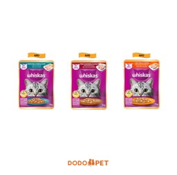 Whiskas Wet Cat Food Pouch (More Fish Meat) - 70g