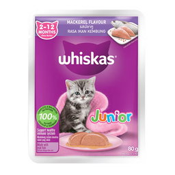 Whiskas Wet Cat Food Pouch (In Gravy) - 80g