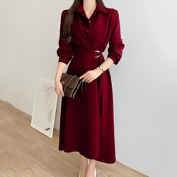 Midi Dress Casual Kimono Style Over Size