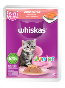 Whiskas Mousse Wet Cat Food Pouch - 80g
