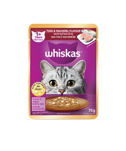 Whiskas Wet Cat Food Pouch (More Fish Meat) - 70g