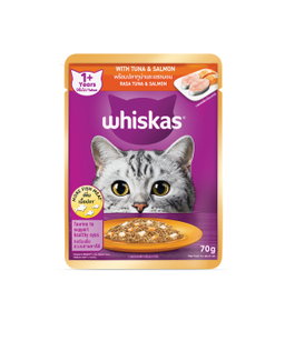 Whiskas Wet Cat Food Pouch (More Fish Meat) - 70g