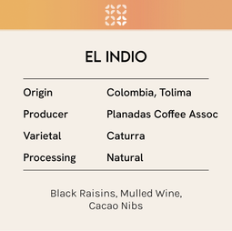 Colombia El Indio (Filter) - 200g