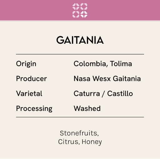 Colombia Gaitania (Espresso) - 200g