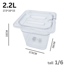 CLEAR PLASTIC FOOD TRAY PAN