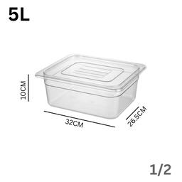 CLEAR PLASTIC FOOD TRAY PAN