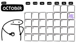 ✨October schedule 