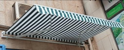 Retractable striped awning (3.5*2.5m)