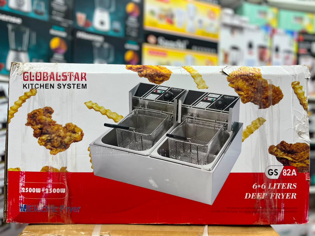 Globalstar Kitchen System GS 82A Double Tank Electric Deep Fryer_0