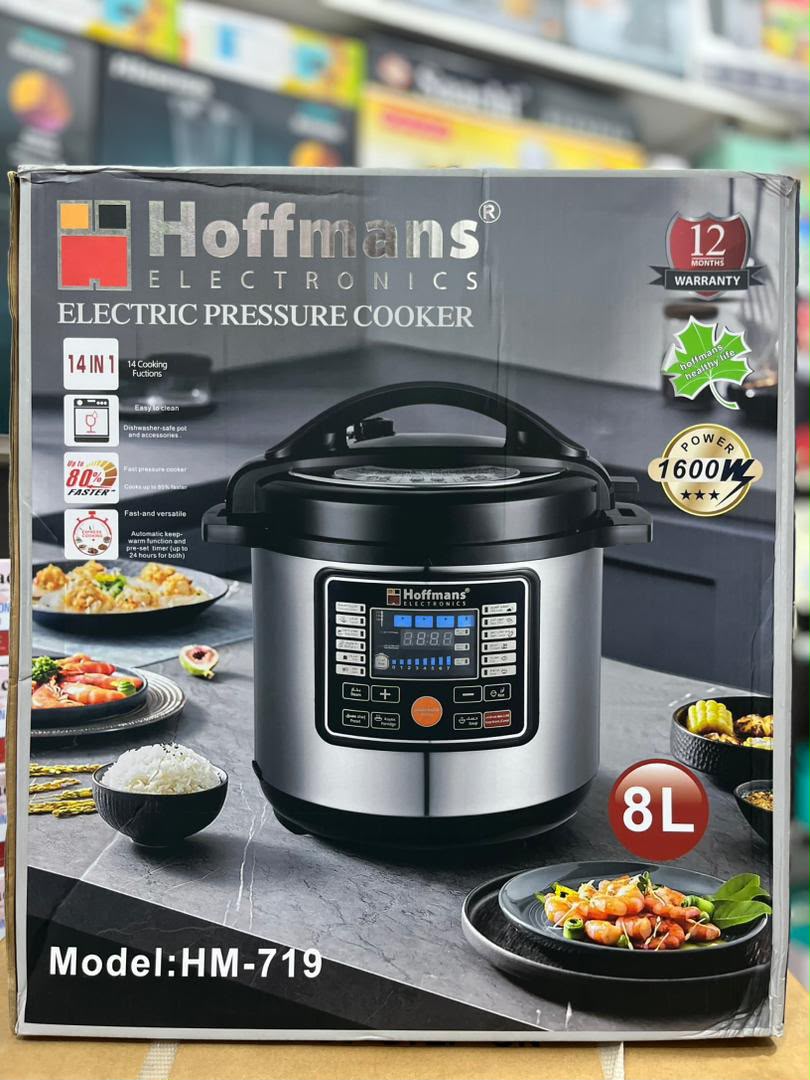 The Hoffmans Electronics HM-719 is an 8-liter electric pressure cooker_0