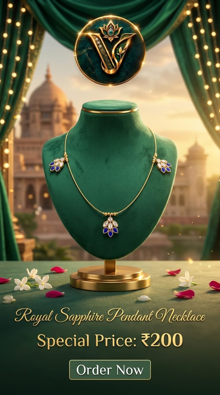 Royal Sapphire Pendant Necklace_1