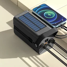 Green lion solar X 80000mAh power Bank PD 20w-Black