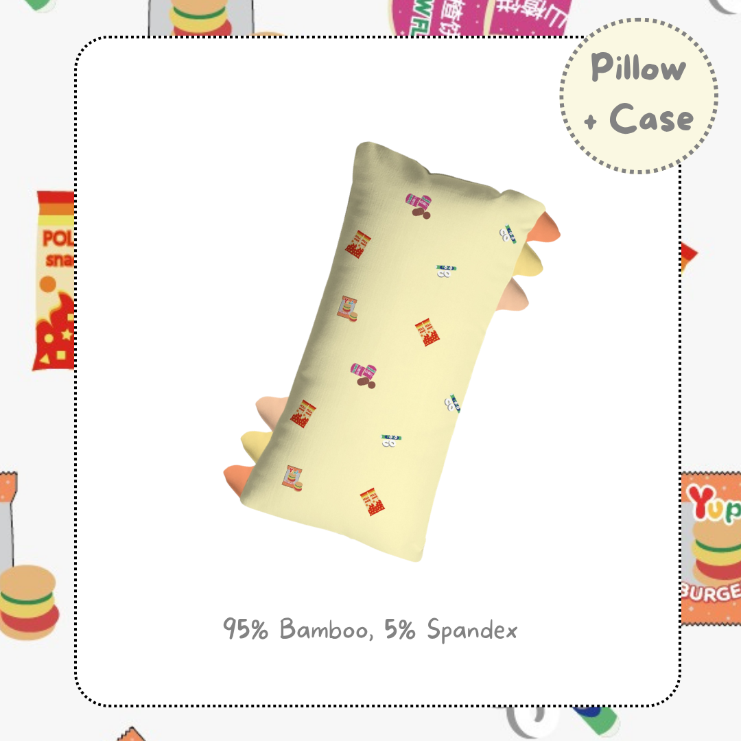 Lil Modes Childhood Snacks Cloud Pillow + Pillow Case_0