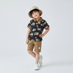 SETELAN COMBI WANGKI X CHINO TRUCK AND DIGGER BLACK