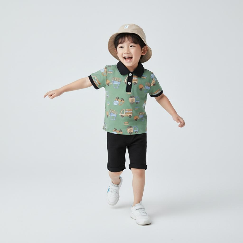 SETELAN COMBI WANGKI X CHINO TRUCK AND DIGGER MOSS GREEN