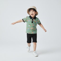 SETELAN COMBI WANGKI X CHINO TRUCK AND DIGGER MOSS GREEN