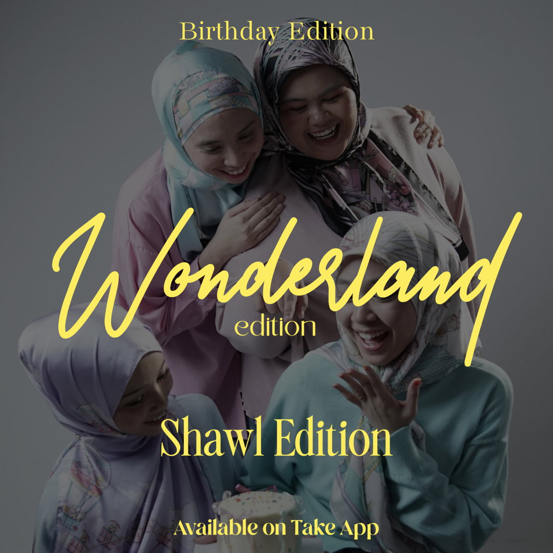 wonderland (birthday edition)- shawl