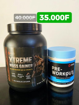 Xtreme MASS GAINER + Pre-workout