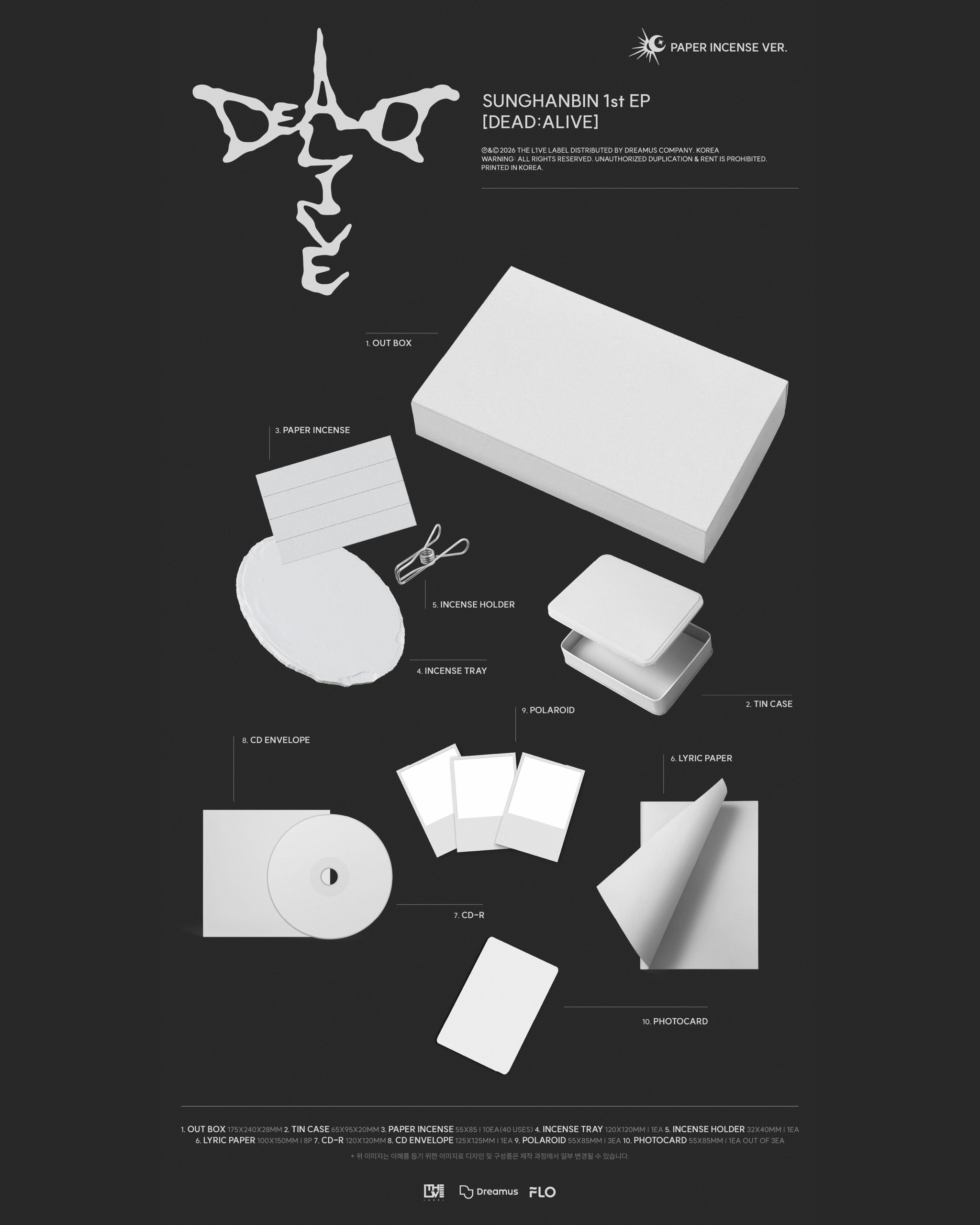 SUNGHANBIN (ZEROBASEONE) 1st EP [DEAD:ALIVE]_1