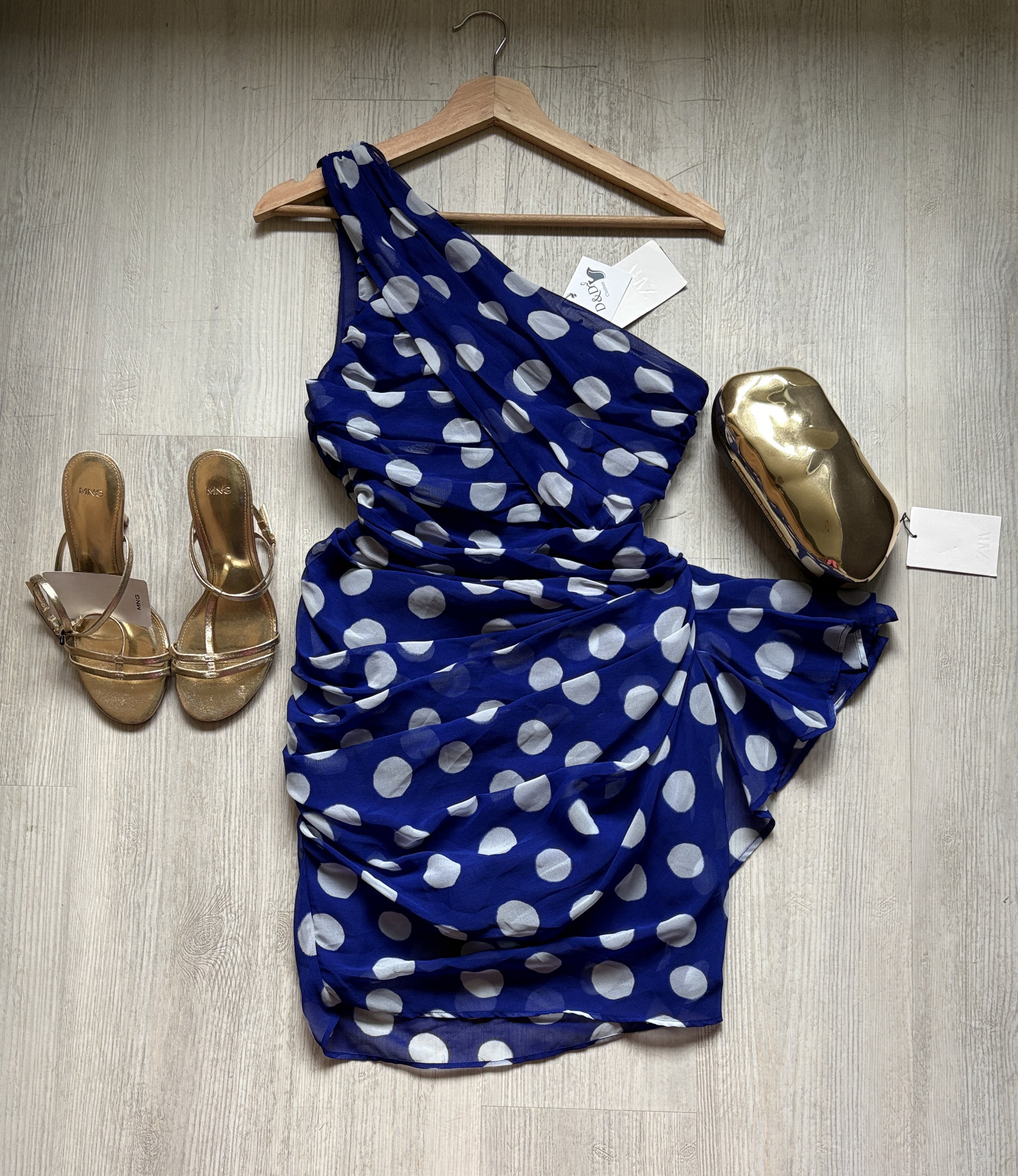 Vestido Lunares Azul