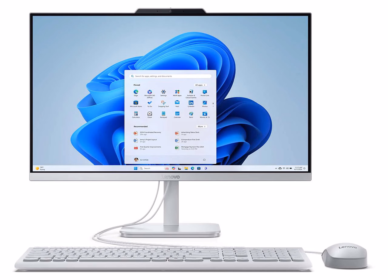 Lenovo All-in-one A100 Intel N100 8GB/512GB SSD 23.8-INCH (Free Dos)_1
