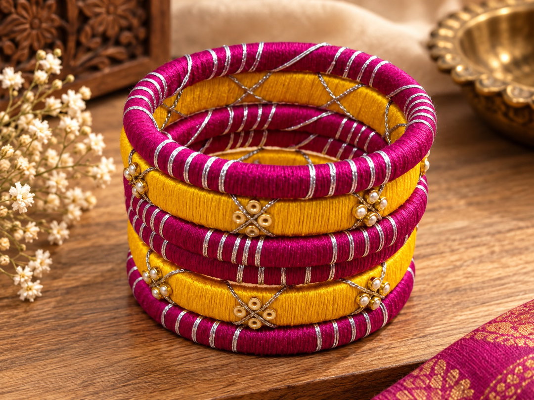Rang Rani Bangle Set 💗💛
