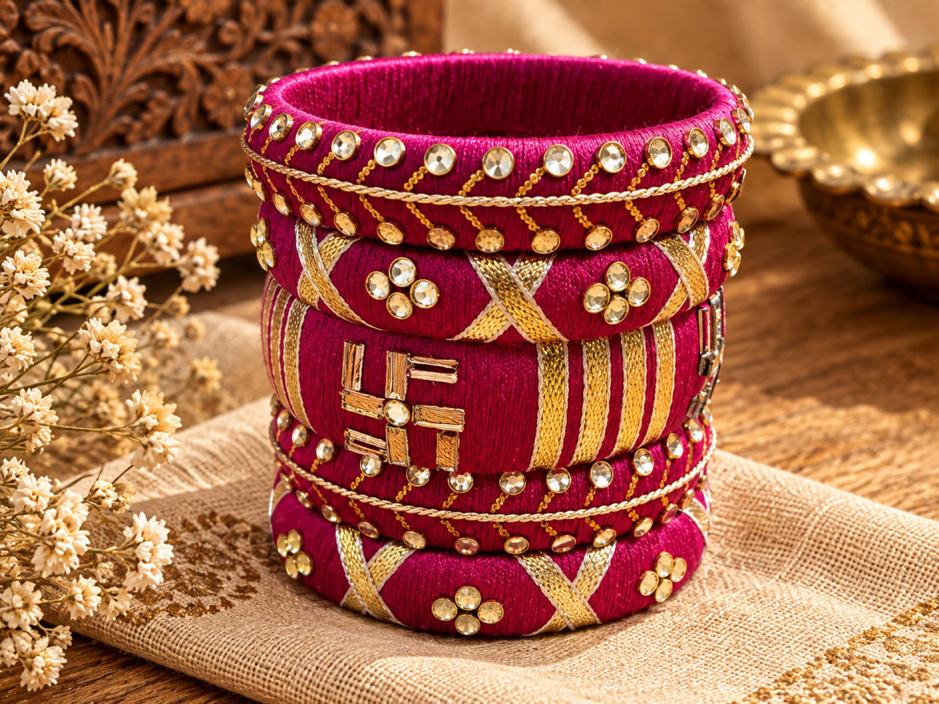 Rani Shringar Bangle Set 💗_0