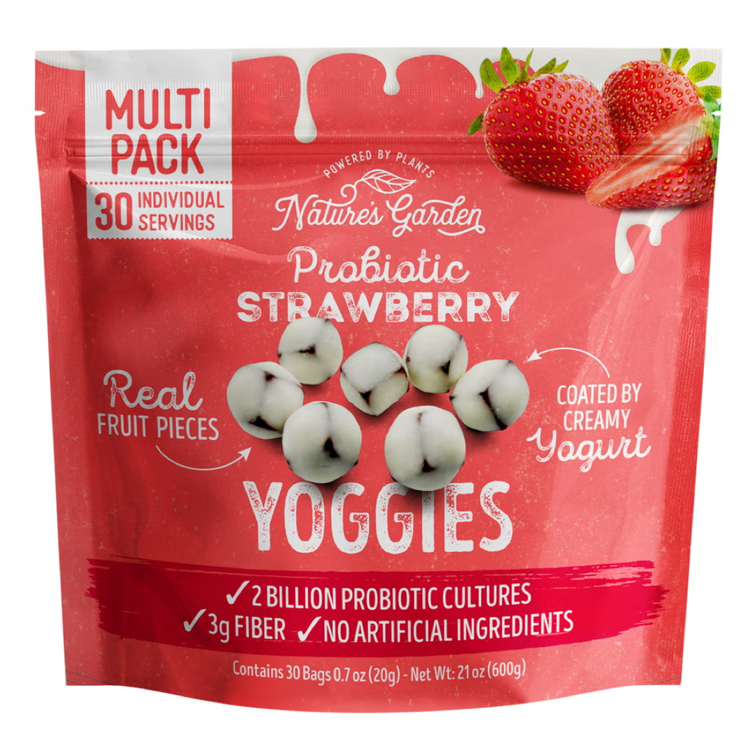 CUS008_🍓 🥛 Nature's Garden 益生菌草莓優格球 (Probiotic Strawberry Yoggies)