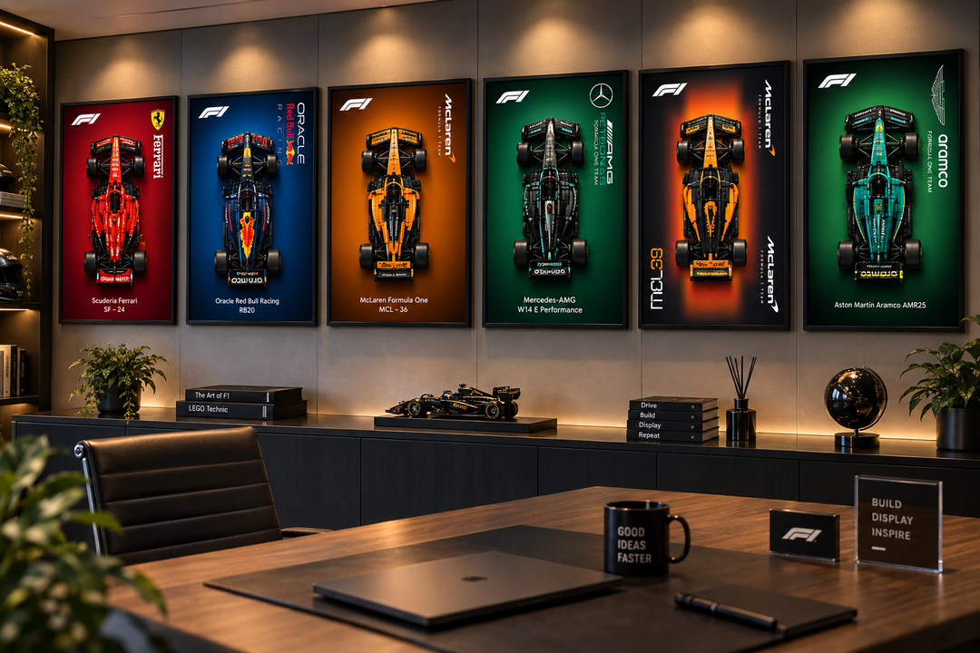 Lego F1 Technic Display Frame Set