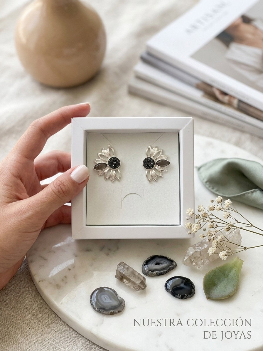 Aretes Girasol