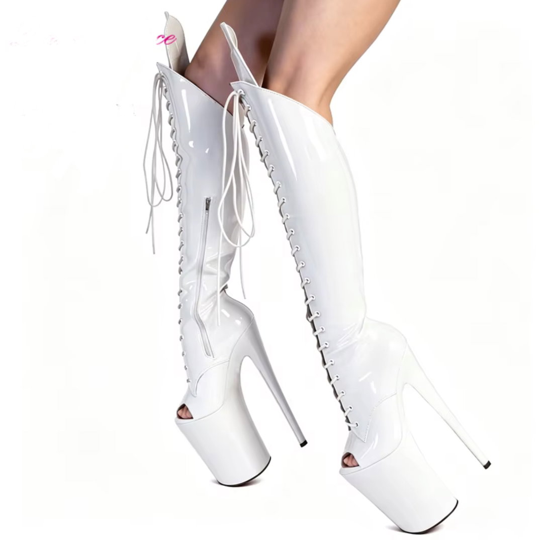 OTK BOOTS - Lacquer White