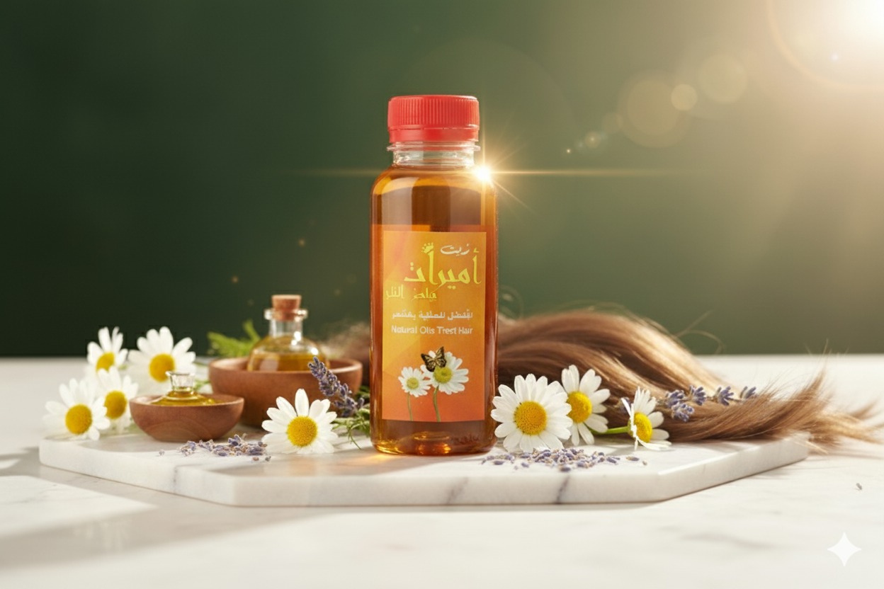 زيت الاميرات لتنعيم وانبات الشعر_0
