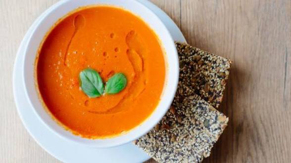 Crema de tomate asado